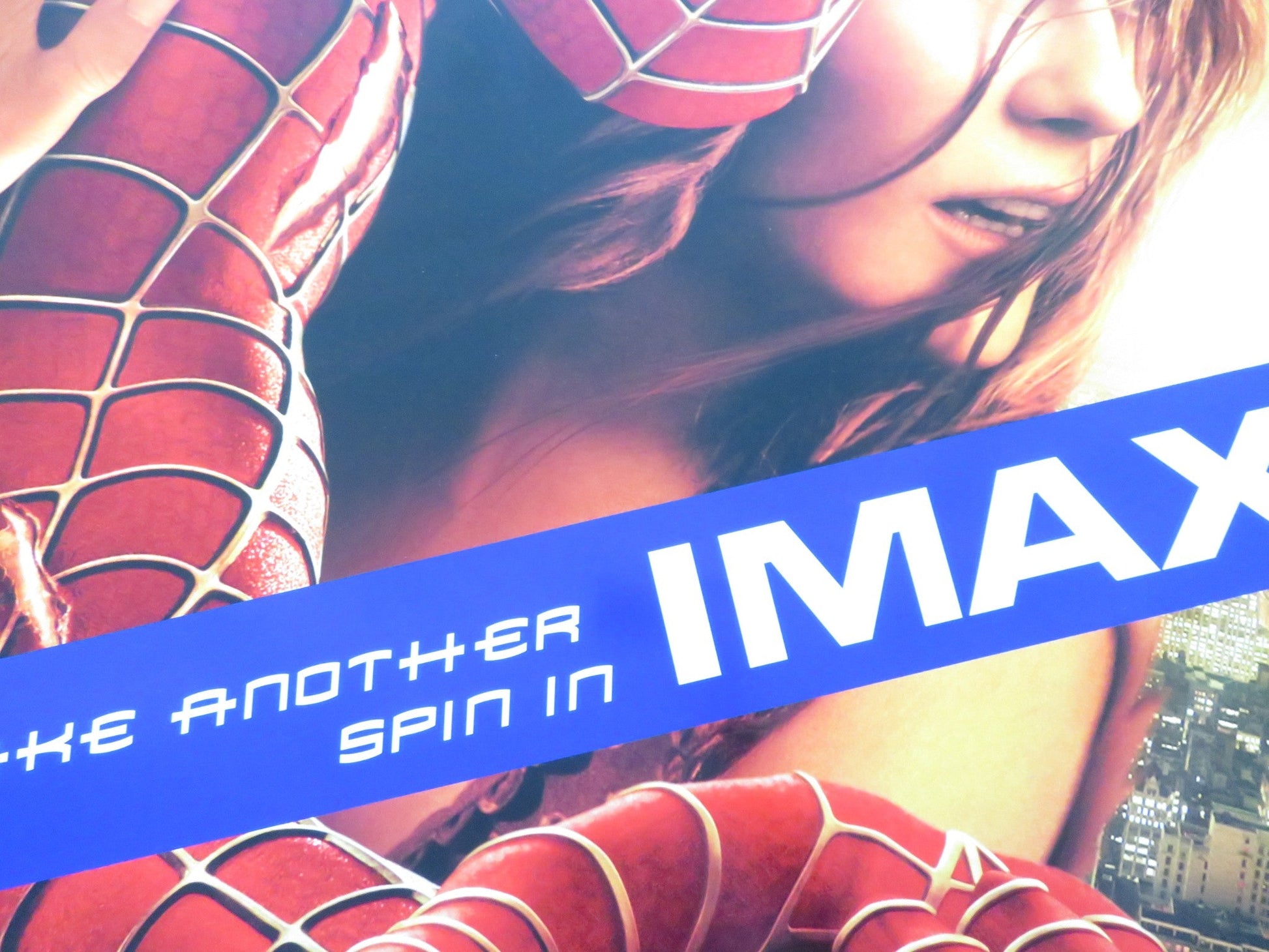 SPIDER MAN 2 - C (IMAX) US ONE SHEET ROLLED POSTER TOBEY MAGUIRE K. DUNST 2004 Rendezvous Cinema Movie posters