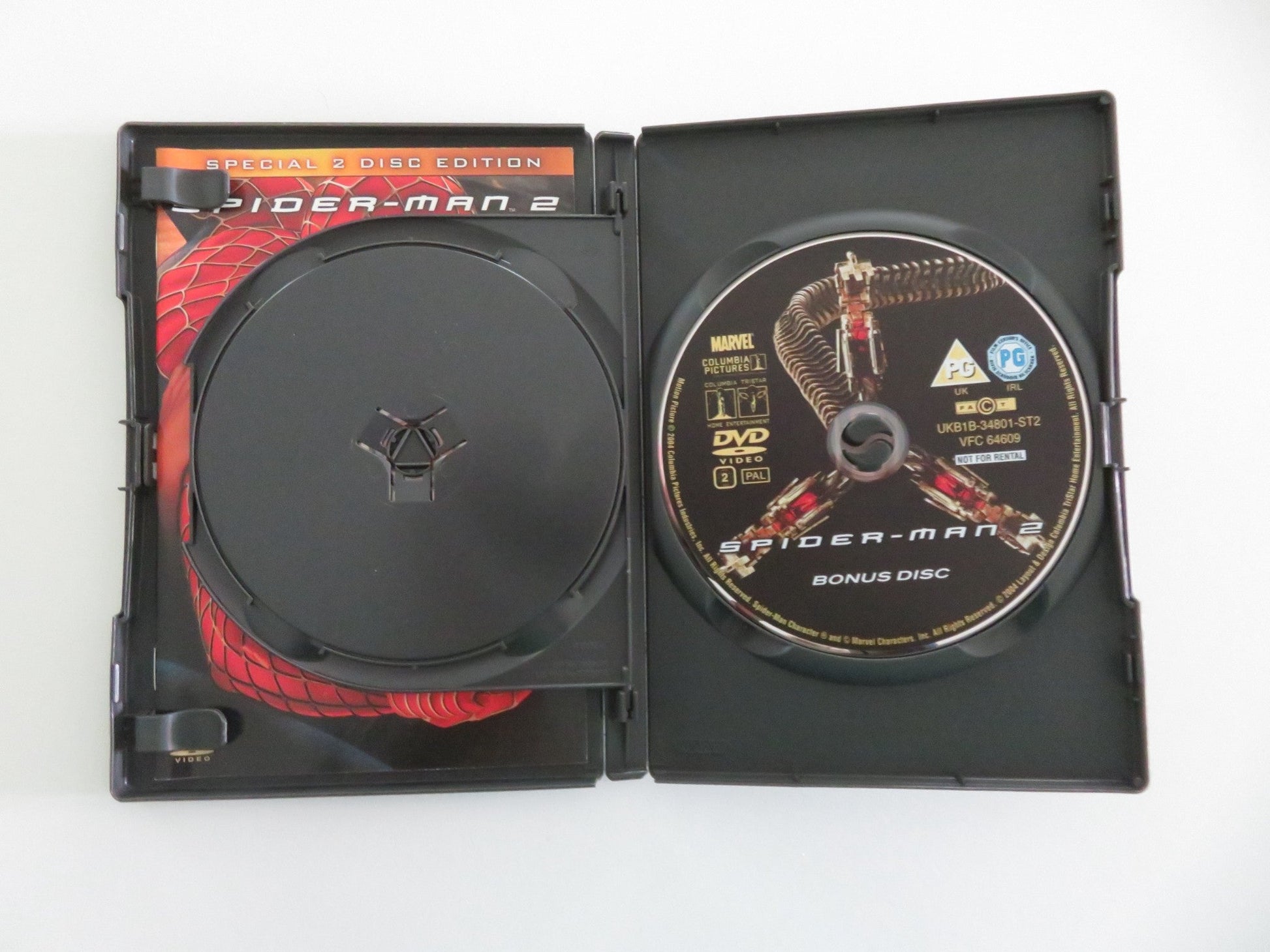 SPIDER - MAN 2 - SPECIAL 2 DISC EDITION (DVD) TOBY MAGUIRE K. DUNST 2004 REGION 2 Movie posters