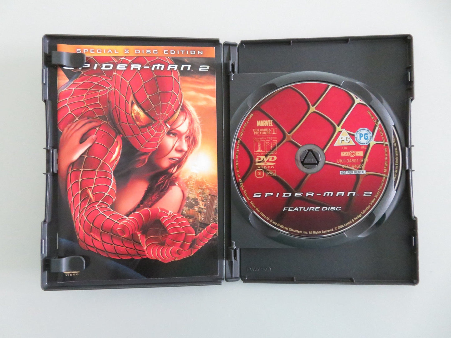 SPIDER - MAN 2 - SPECIAL 2 DISC EDITION (DVD) TOBY MAGUIRE K. DUNST 2004 REGION 2 Movie posters