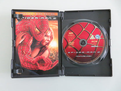 SPIDER - MAN 2 - SPECIAL 2 DISC EDITION (DVD) TOBY MAGUIRE K. DUNST 2004 REGION 2 Movie posters