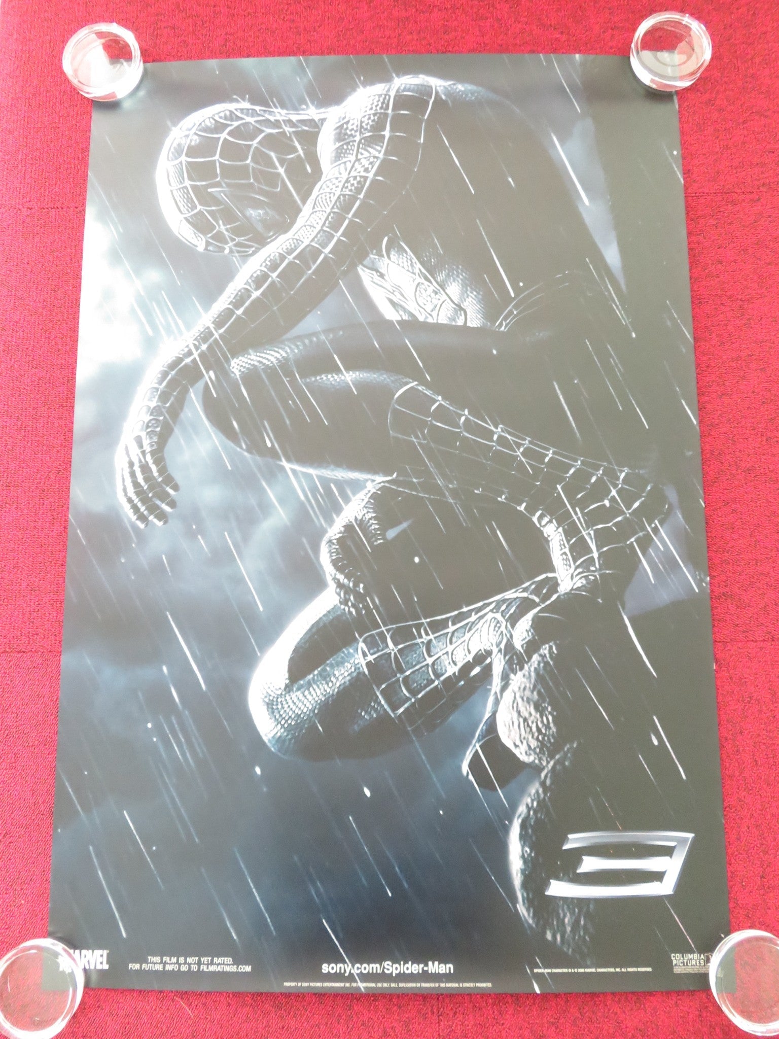 SPIDER - MAN 3 - C US ONE SHEET ROLLED POSTER TOBEY MAGUIRE KIRSTEN DUNST 2007 Movie posters
