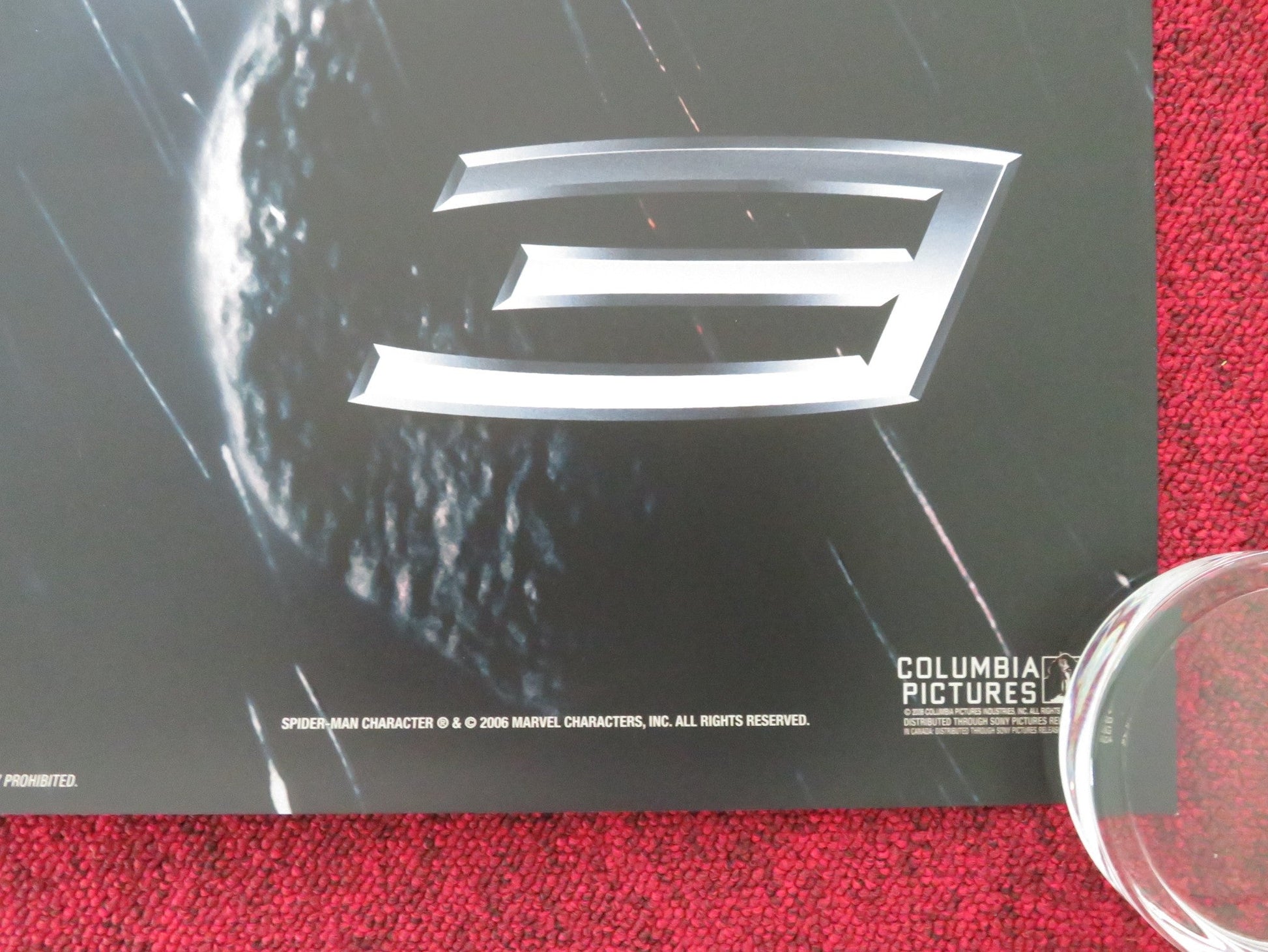 SPIDER - MAN 3 - C US ONE SHEET ROLLED POSTER TOBEY MAGUIRE KIRSTEN DUNST 2007 Movie posters