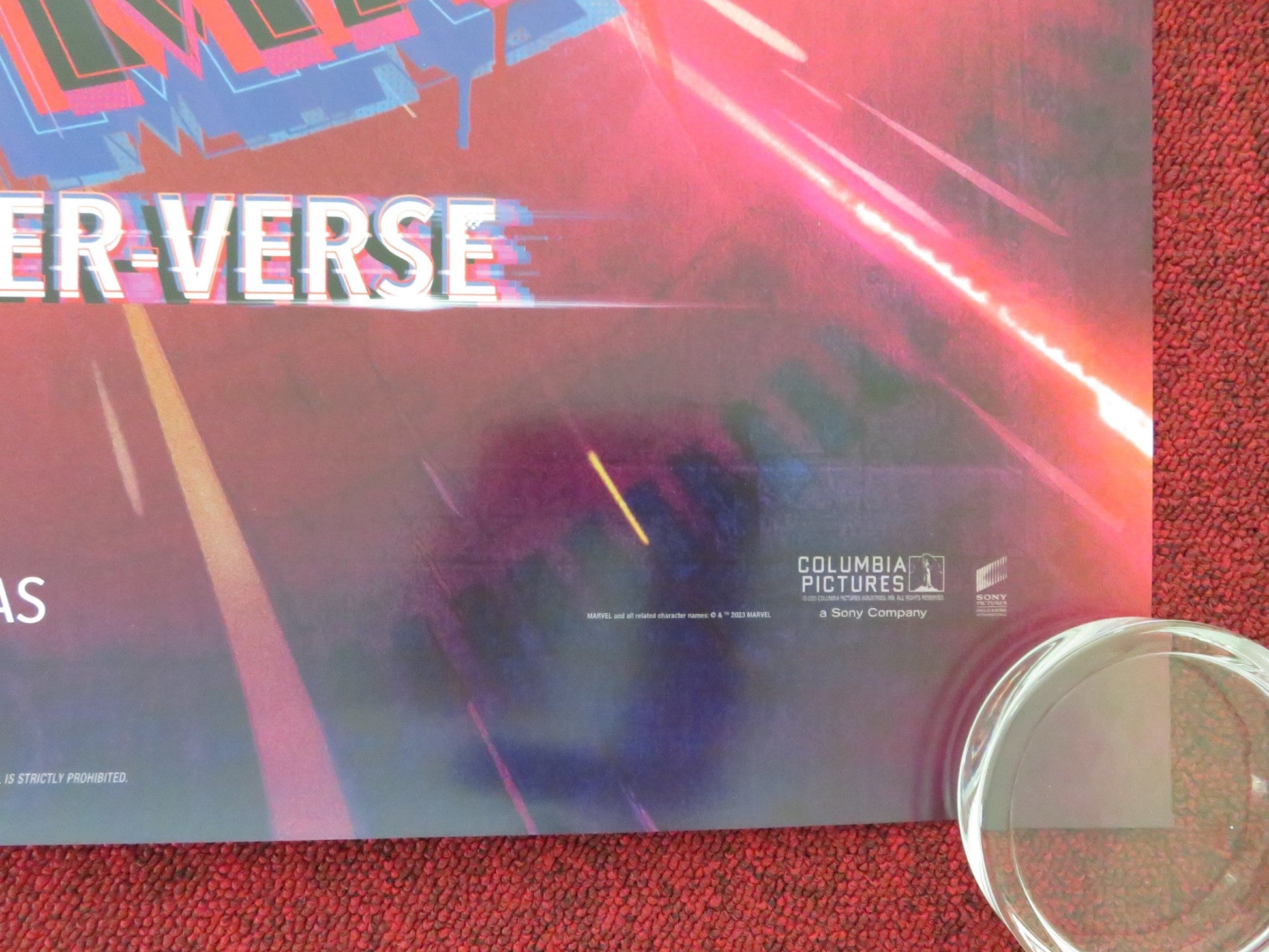 SPIDER - MAN: ACROSS THE SPIDER - VERSE - B US ONE SHEET ROLLED POSTER JOHNSON 2023 Movie posters