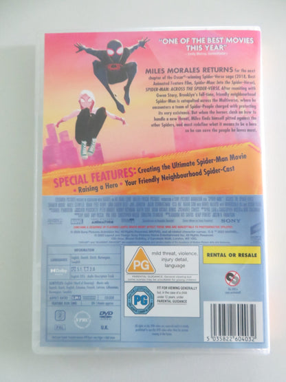 Spider - Man: Across the Spider - Verse (DVD) Shameik Moore 2023 Region 2 Movie posters