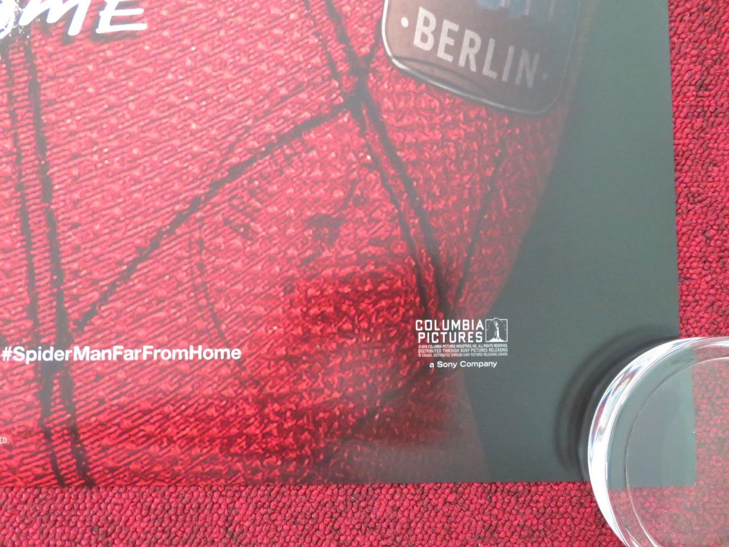 SPIDER - MAN: FAR FROM HOME - A ONE SHEET ROLLED POSTER TOM HOLLAND 2019 Movie posters