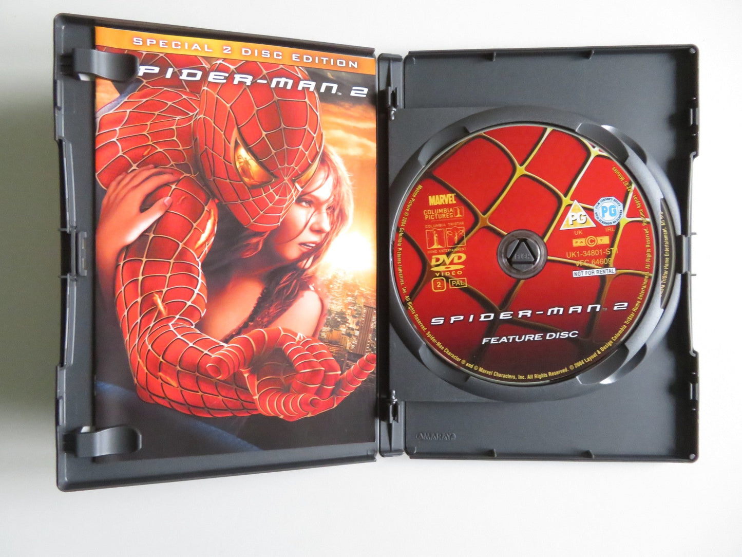 SPIDER - MAN TRILOGY (DVD BOXSET) MARVEL TOBY MAGUIRE KIRSTEN DUNST 2002 REGION 2 Movie posters