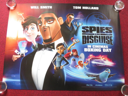 SPIES IN DISGUISE UK QUAD ROLLED POSTER WILL SMITH MARK RONSON 2019 Rendezvous Cinema Movie posters