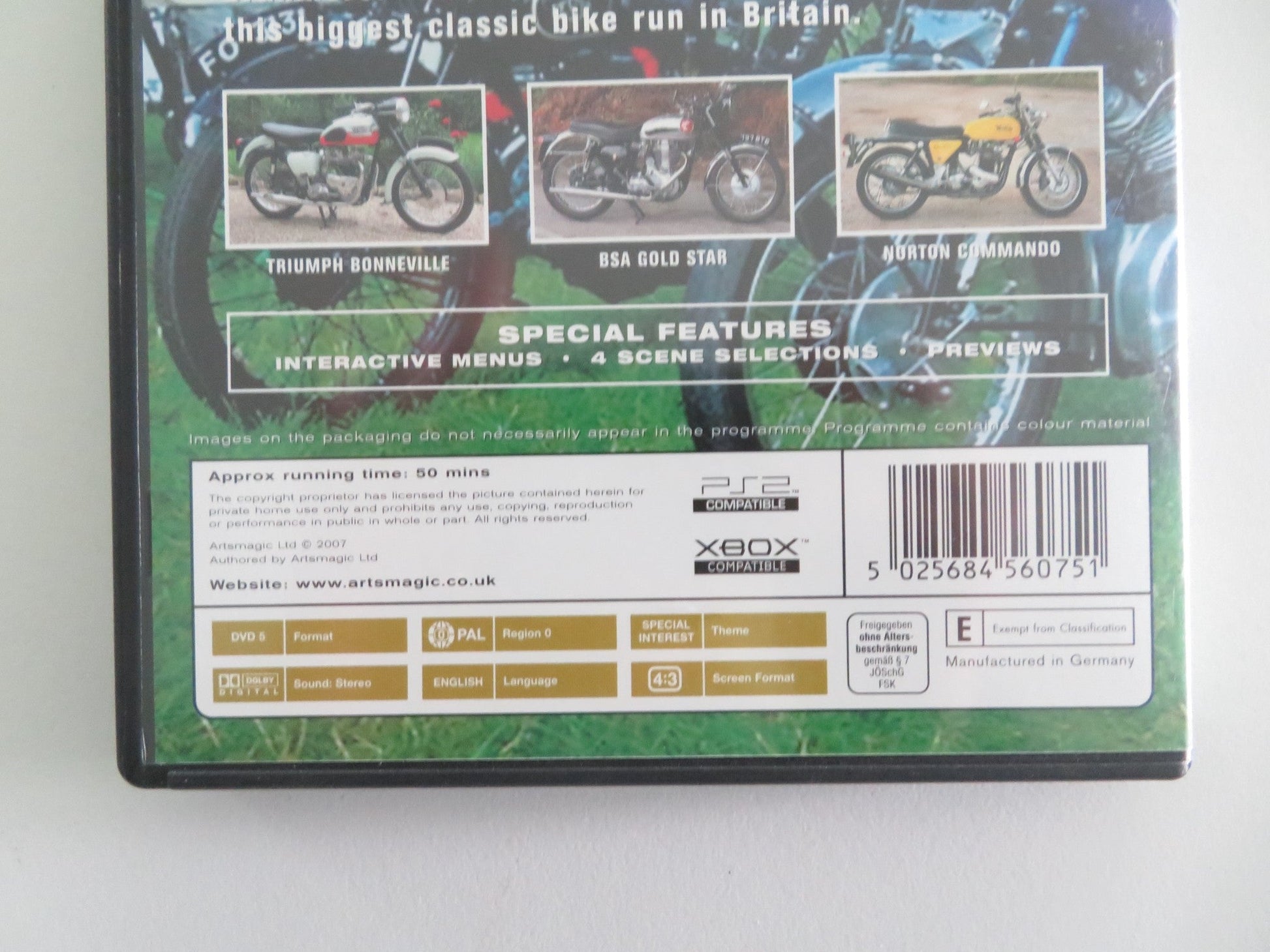 Spirit of the 60's - Britain's Biggest Classic Motocycle Run (DVD) 2007 Region 0 Movie posters