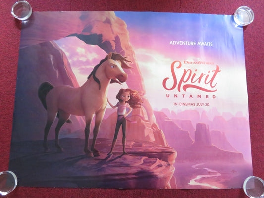 SPIRIT UNTAMED UK QUAD ROLLED POSTER ISABELA MERCED MARSAI MARTIN 2021 Rendezvous Cinema Movie posters