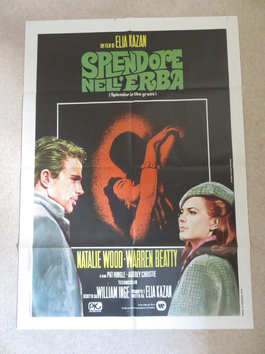 SPLENDOR IN THE GRASS ITALIAN 2 FOGLIO POSTER NATALIE WOOD PAT HINGLE R1979 Rendezvous Cinema Movie posters
