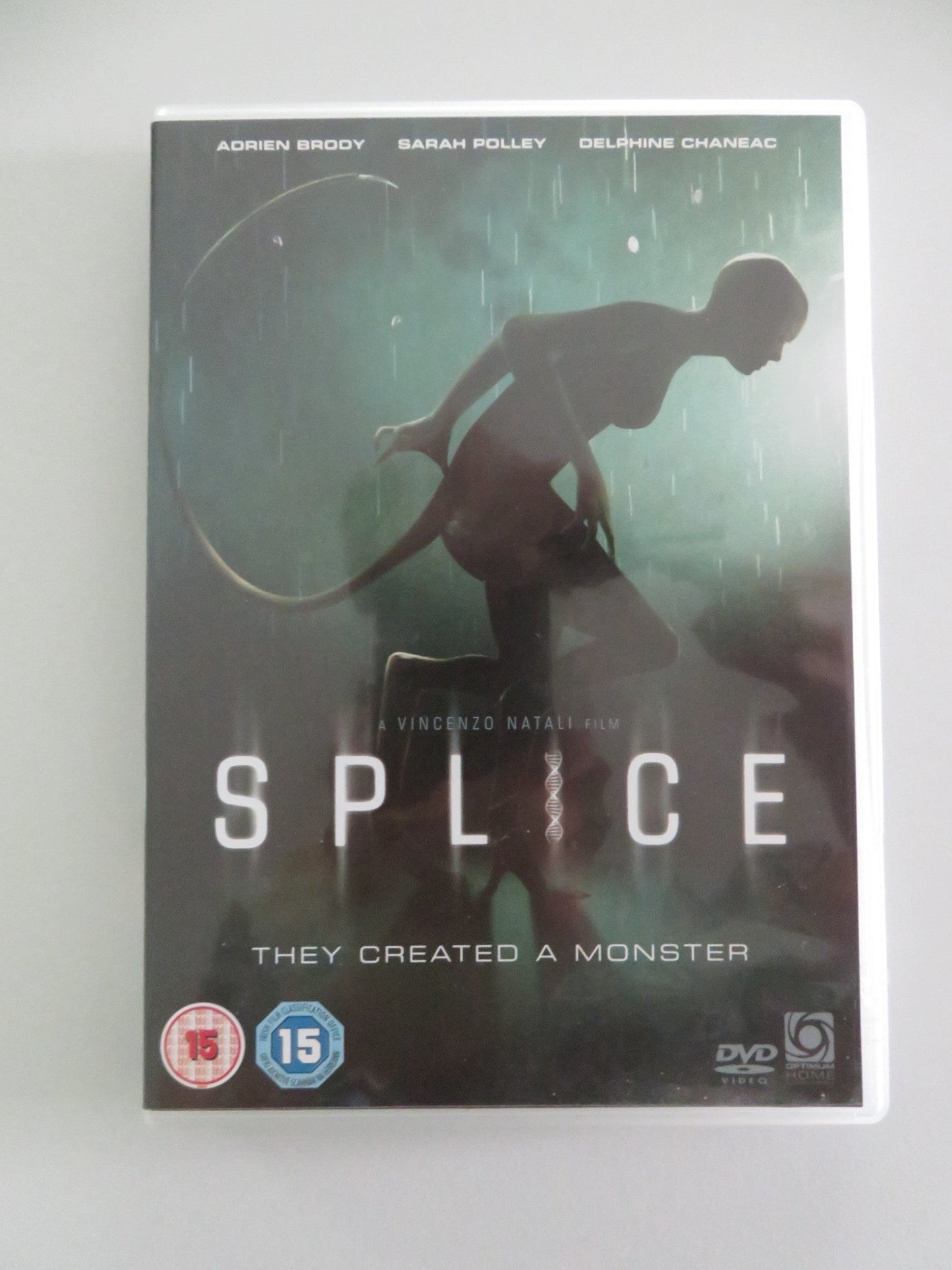SPLICE (DVD) ADRIEN BRODY SARAH POLLEY 2009 REGION 2 Movie posters