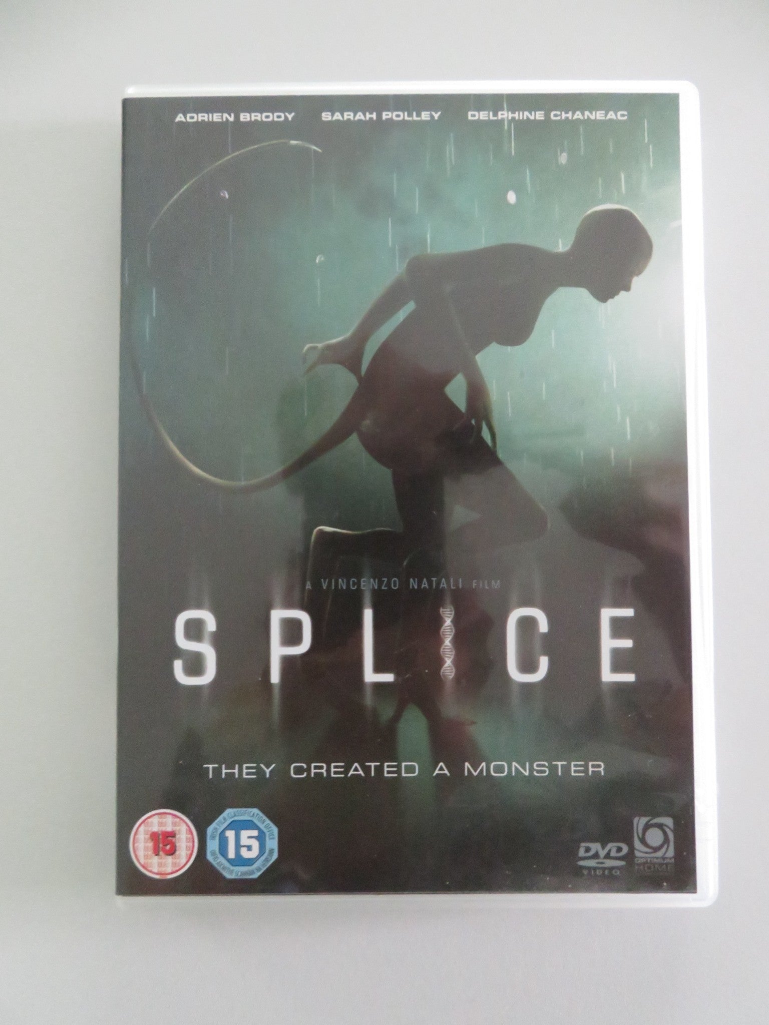 SPLICE (DVD) ADRIEN BRODY SARAH POLLEY 2009 REGION 2 Movie posters