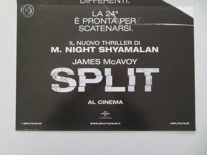 SPLIT ITALIAN LOCANDINA POSTER JAMES MCAVOY ANYA TAYLOR - JOY 2016 Movie posters
