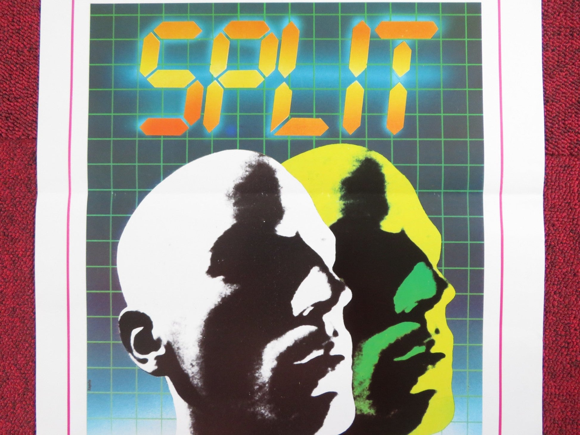 SPLIT ITALIAN LOCANDINA POSTER TIMOTHY DWIGHT JOAN BECHTEL 1989 Rendezvous Cinema Movie posters