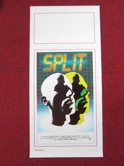 SPLIT ITALIAN LOCANDINA POSTER TIMOTHY DWIGHT JOAN BECHTEL 1989 Rendezvous Cinema Movie posters