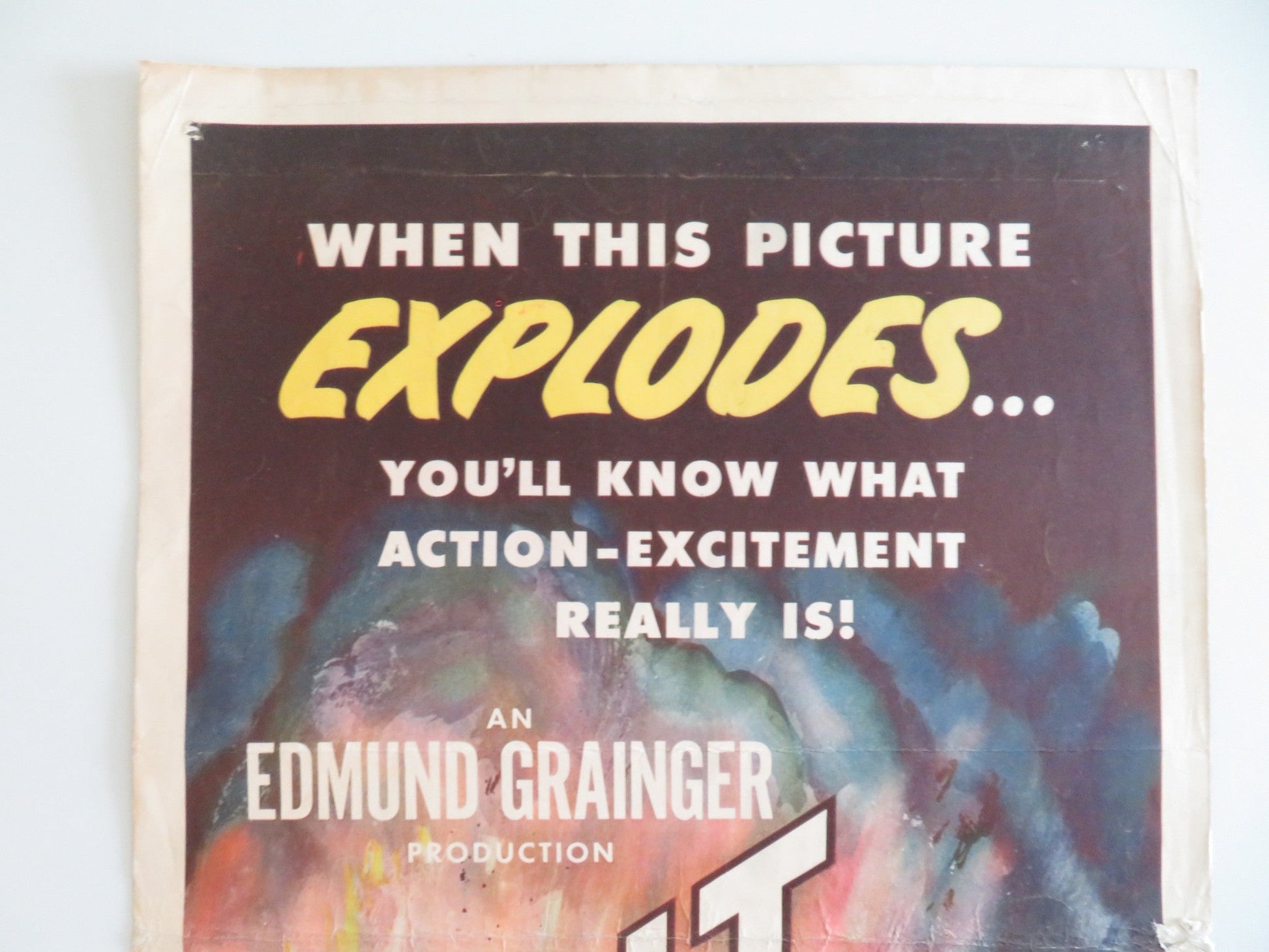 SPLIT SECOND US INSERT POSTER STEPHEN MCNALLY ALEXIS SMITH 1953 Rendezvous Cinema Movie posters