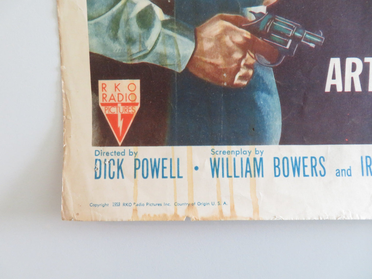 SPLIT SECOND US INSERT POSTER STEPHEN MCNALLY ALEXIS SMITH 1953 Rendezvous Cinema Movie posters