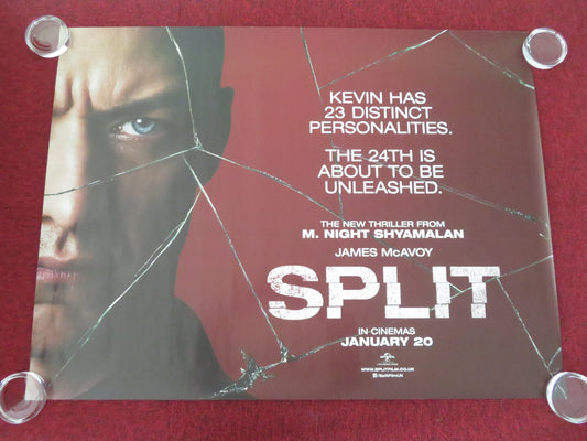 Split UK Quad Rolled Poster James McAvoy Anya Taylor-Joy 2016 Movie posters