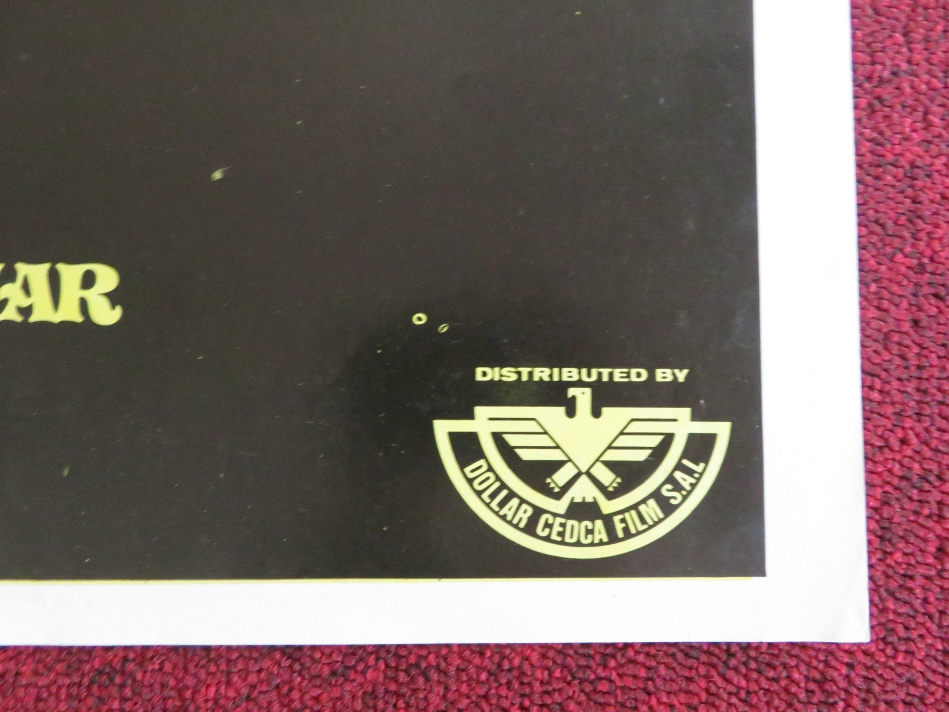 SPOOKY ENCOUNTERS LEBANESE POSTER FOLDED SAMMO HUNG FAT CHUNG 1980 Rendezvous Cinema Movie posters