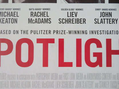 Spotlight - B UK Quad Rolled Poster Mark Ruffalo Michael Keaton R. McAdams 2015 Movie posters