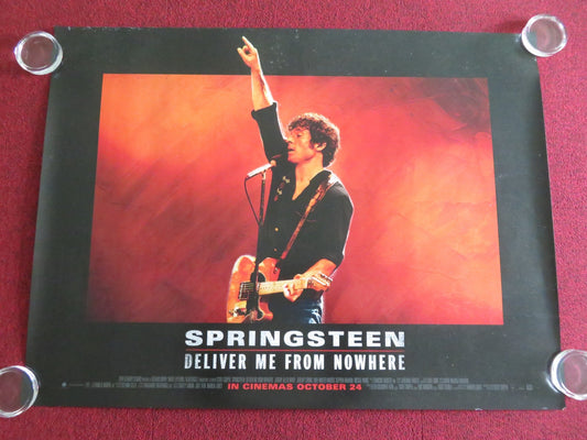 SPRINGSTEEN: DELIVER ME FROM NOWHERE - A UK QUAD ROLLED POSTER J. A. WHITE 2025 Movie posters