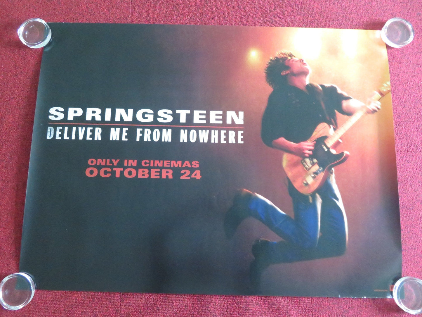 SPRINGSTEEN: DELIVER ME FROM NOWHERE - B UK QUAD ROLLED POSTER J. A. WHITE 2025 Movie posters