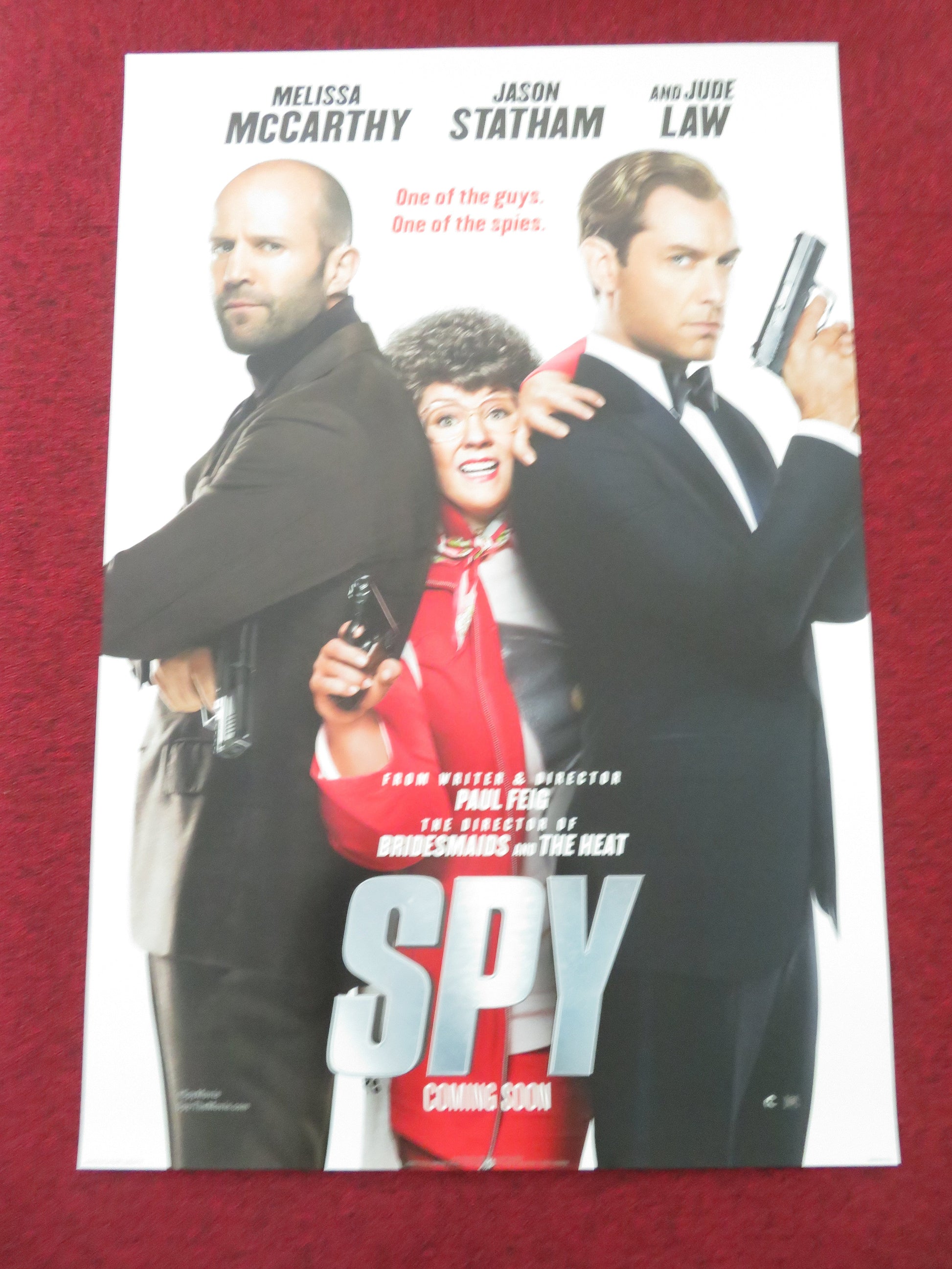 Spy - BA US One Sheet Rolled Poster Melissa McCarthy Jude Law 2015 Movie posters
