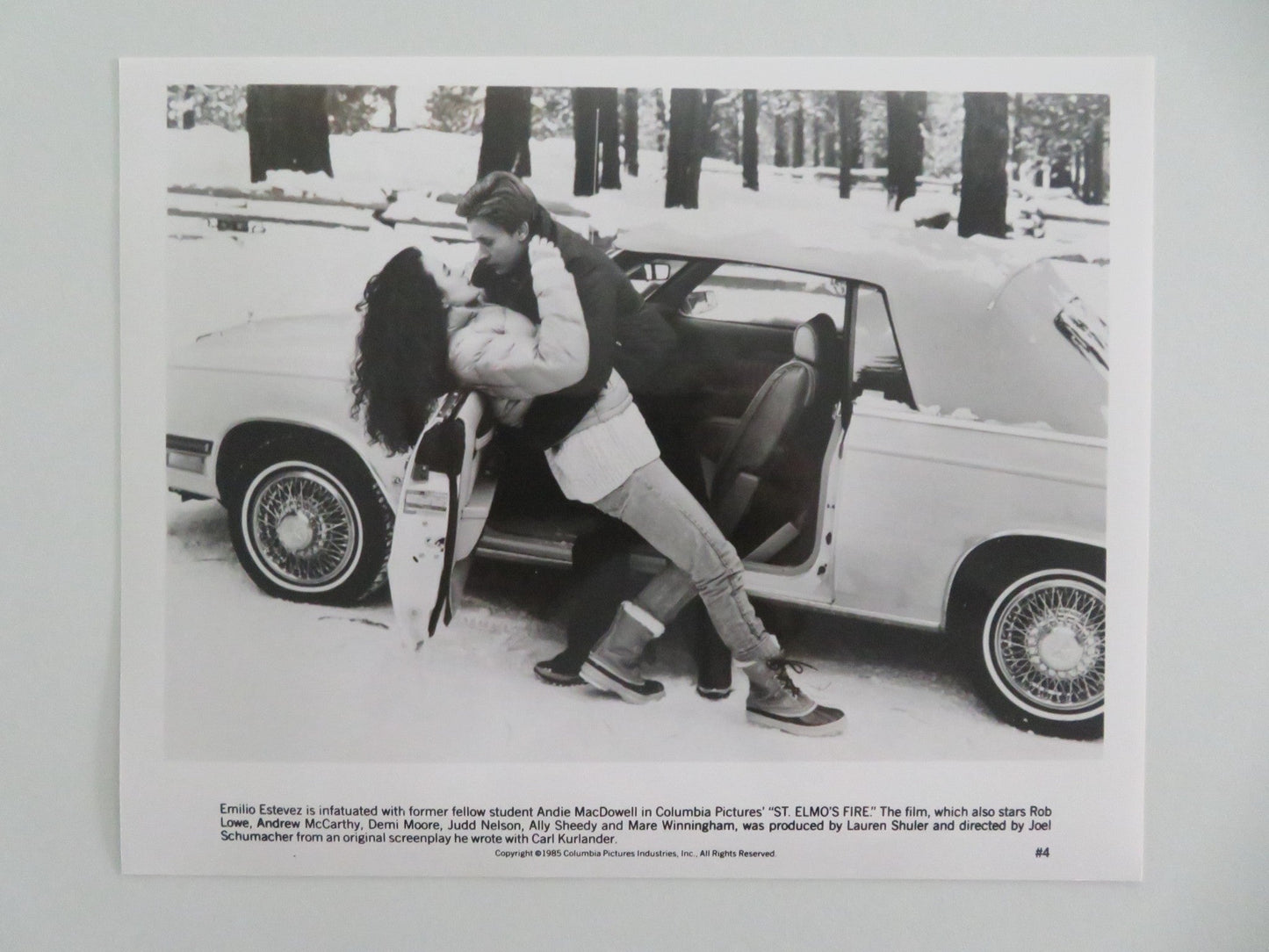 ST. ELMO'S FIRE MOVIE STILL PHOTO LOT OF 5 ROB LOWE EMILIO ESTEVEZ D. MOORE 1985 - Rendezvous Cinema