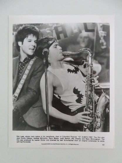 ST. ELMO'S FIRE MOVIE STILL PHOTO LOT OF 5 ROB LOWE EMILIO ESTEVEZ D. MOORE 1985 - Rendezvous Cinema