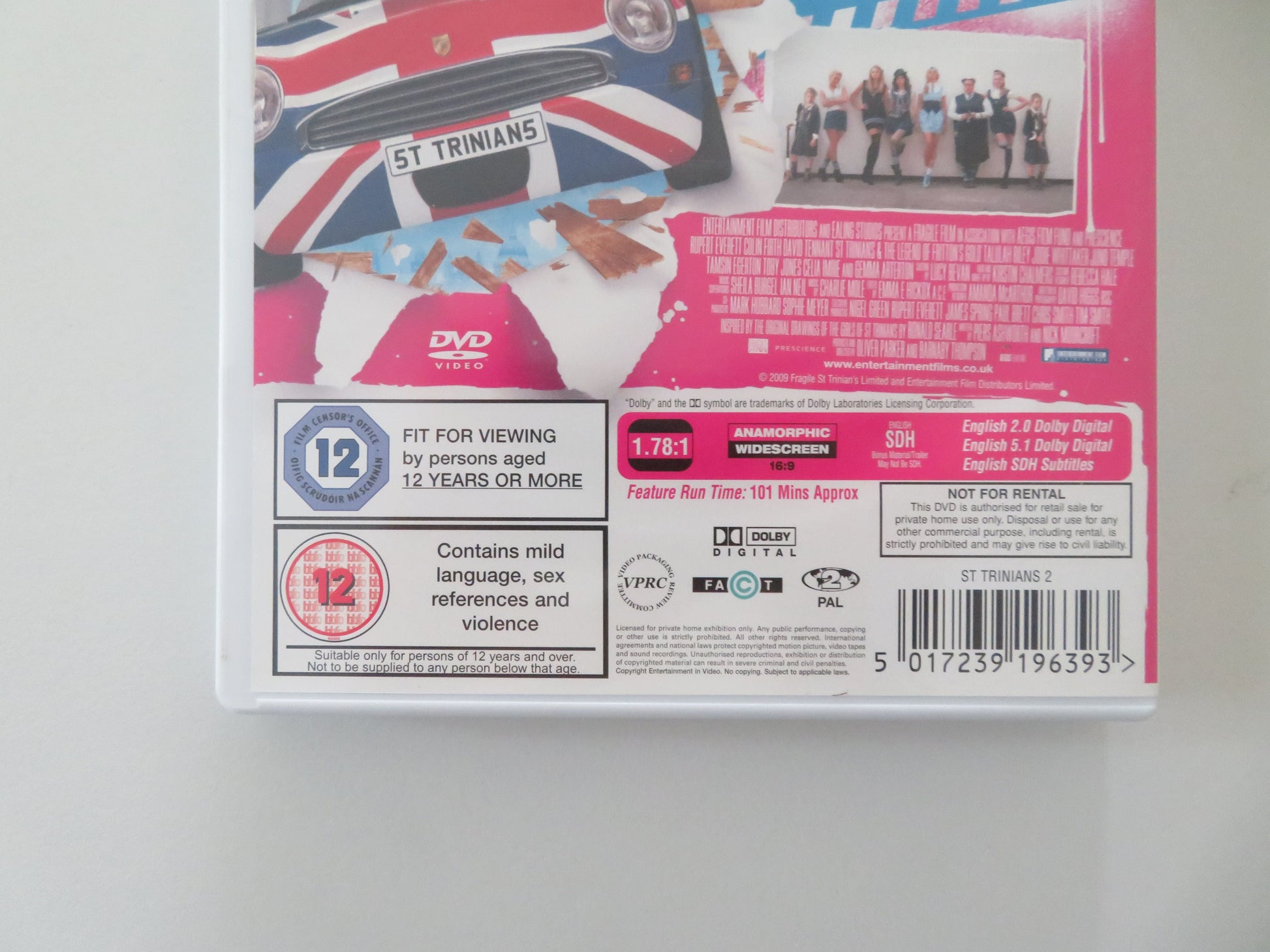 St Trinian's 2: The Legend of Fritton's Gold (DVD) Rupert Everett Colin Firth 2009 Region 2 Movie posters