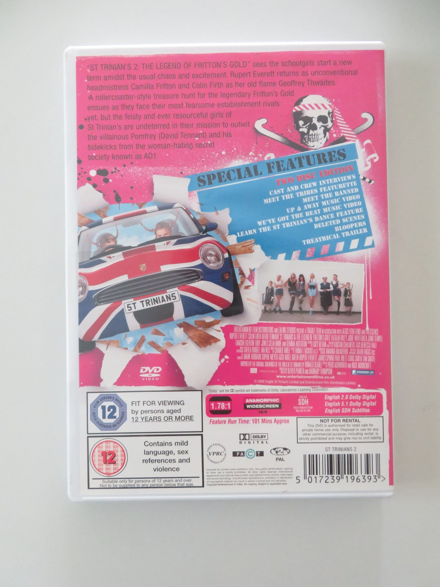 St Trinian's 2: The Legend of Fritton's Gold (DVD) Rupert Everett Colin Firth 2009 Region 2 Movie posters