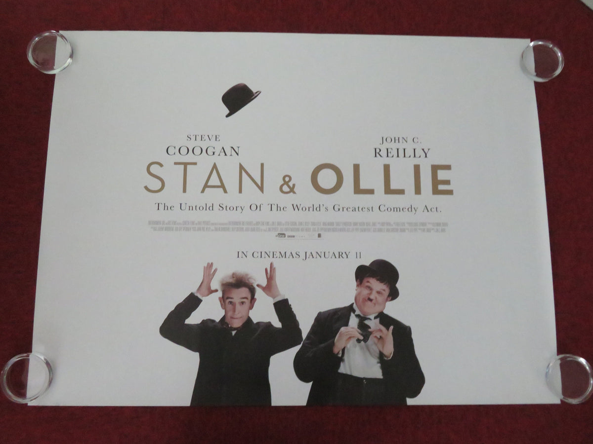 Stan & Ollie UK Quad Rolled Poster Steve Coogan John C. Reilly S. Henderson 2018 Movie posters