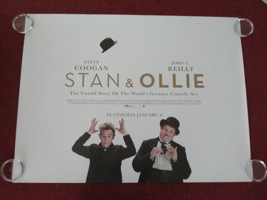 Stan & Ollie UK Quad Rolled Poster Steve Coogan John C. Reilly S. Henderson 2018 Movie posters