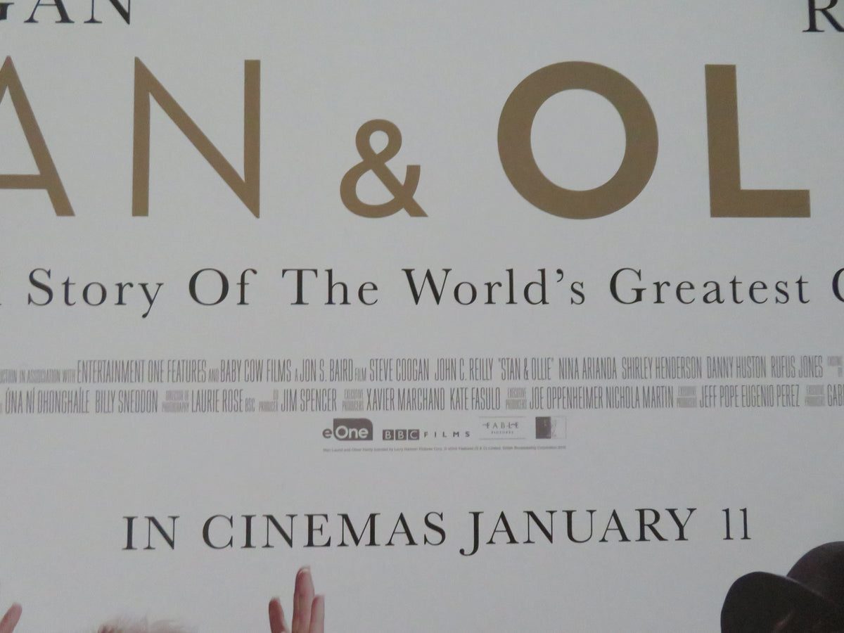 Stan & Ollie UK Quad Rolled Poster Steve Coogan John C. Reilly S. Henderson 2018 Movie posters