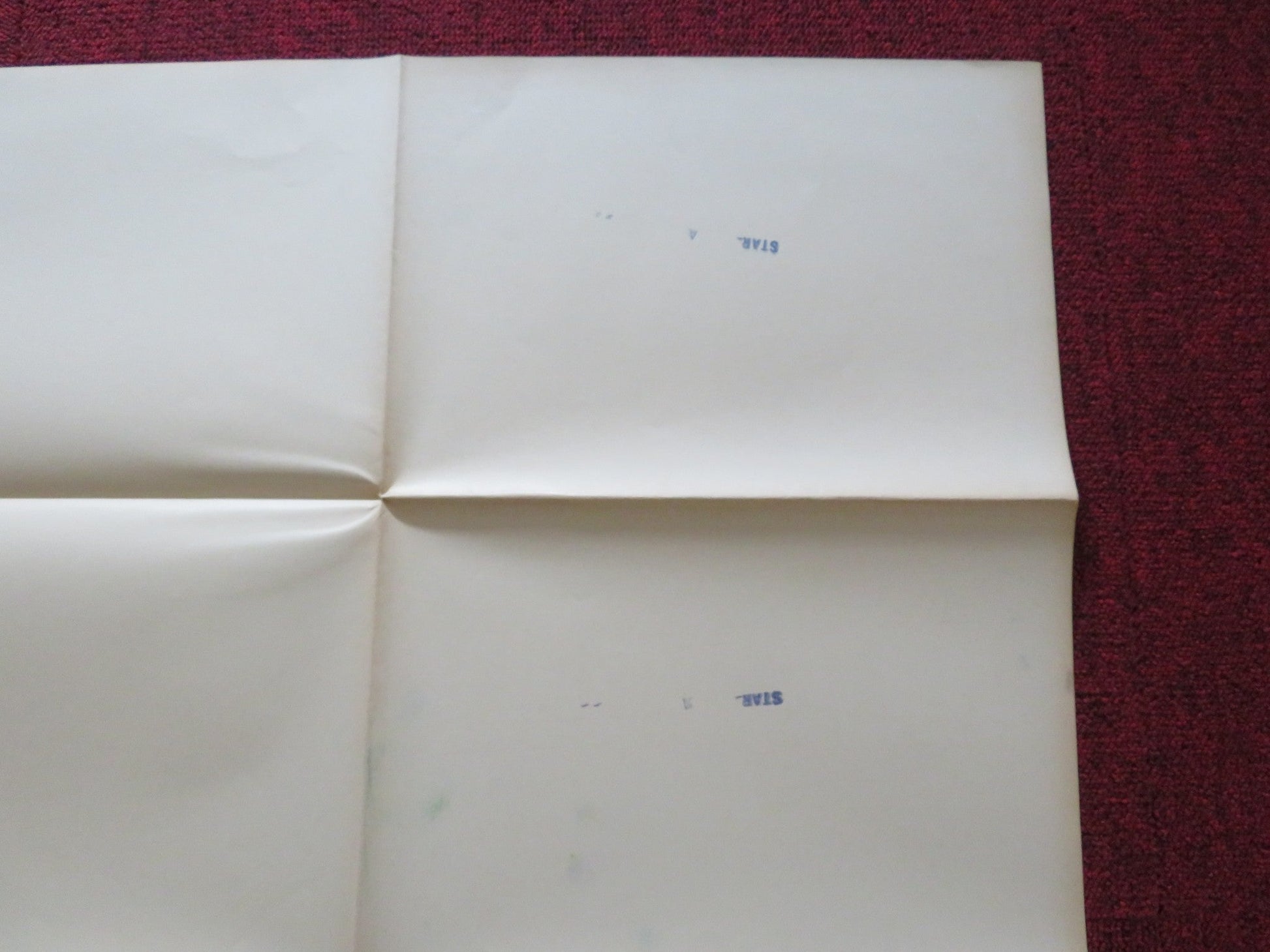 STAR! GERMAN A1 POSTER FOLDED JULIE ANDREWS RICHARD CRENNA 1968 Rendezvous Cinema Movie posters