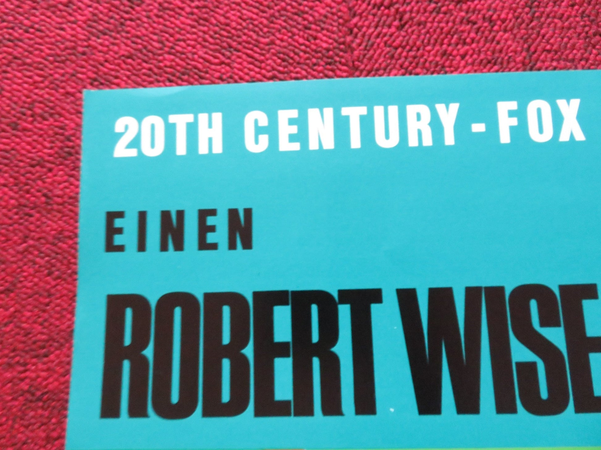 STAR! GERMAN A1 POSTER FOLDED JULIE ANDREWS RICHARD CRENNA 1968 Rendezvous Cinema Movie posters