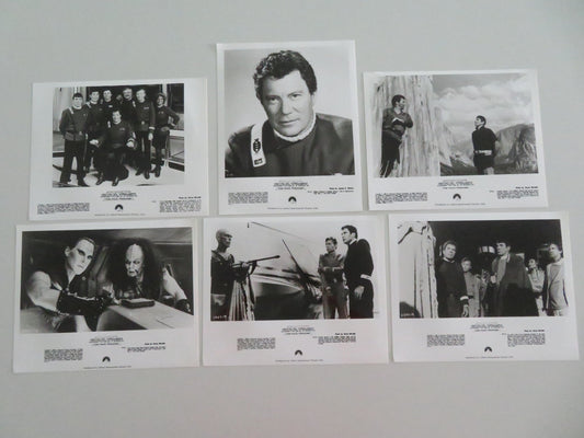 STAR TREK: THE FINAL FRONTIER MOVIE STILL PHOTO LOT OF 6 WILLIAM SHATNER 1989 - Rendezvous Cinema