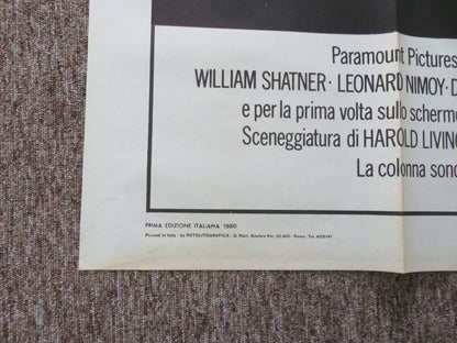 STAR TREK: THE MOTION PICTURE ITALIAN 4 FOGLIO POSTER WILLIAM SHATNER NIMOY 1980 Movie posters