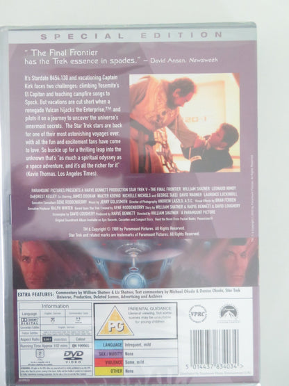 STAR TREK V THE FINAL FRONTIER (DVD) WILLIAM SHATNER L. NIMOY 1989 REGION 2 Movie posters