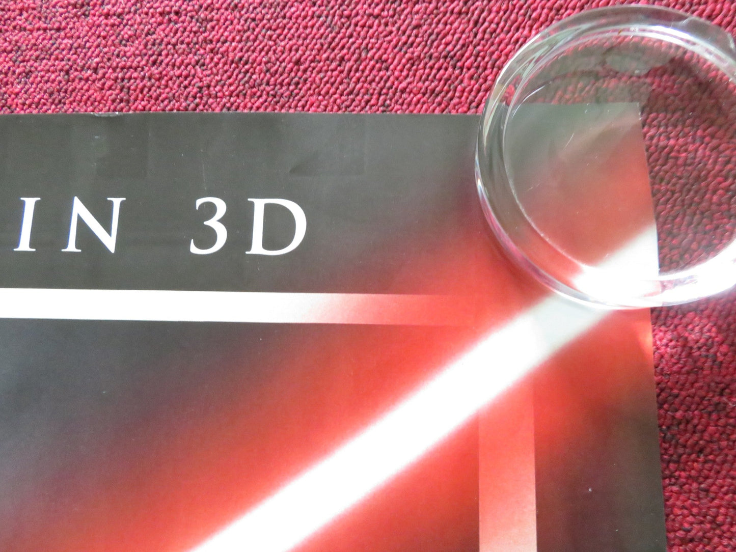 STAR WARS EPISODE I - THE PHANTOM MENACE 3D UK QUAD ROLLED POSTER L. NEESON 1999 Rendezvous Cinema Movie posters