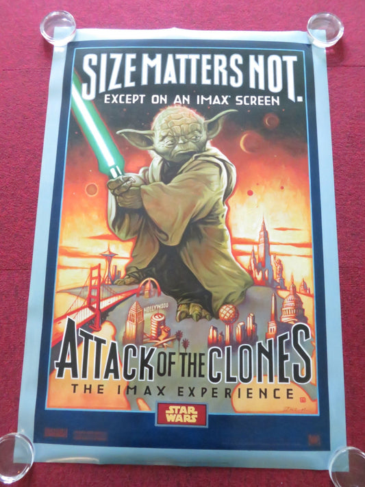 STAR WARS: EPISODE II - ATTACK OF THE CLONES US ONE SHEET ROLLED POSTER 2002 Rendezvous Cinema Movie posters