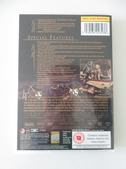 Star Wars: Episode III - Revenge of the Sith (DVD) Ewan McGregor 2005 Region 2 Movie posters