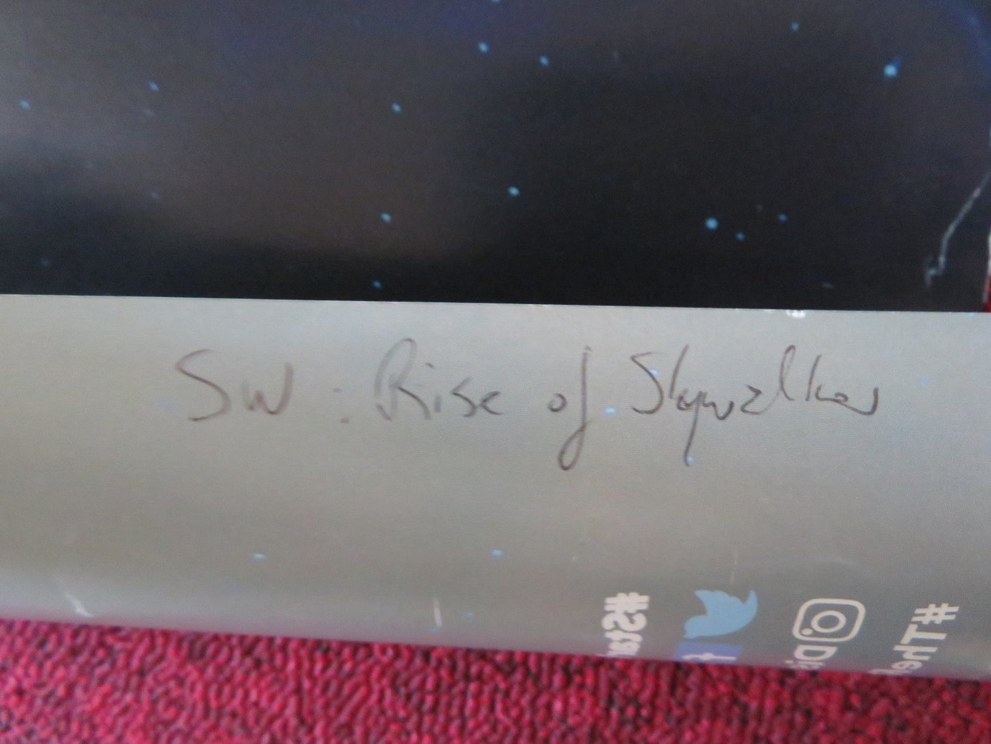 STAR WARS: EPISODE IX - THE RISE OF SKYWALKER UK QUAD ROLLED POSTER DISNEY 2019 Rendezvous Cinema Movie posters