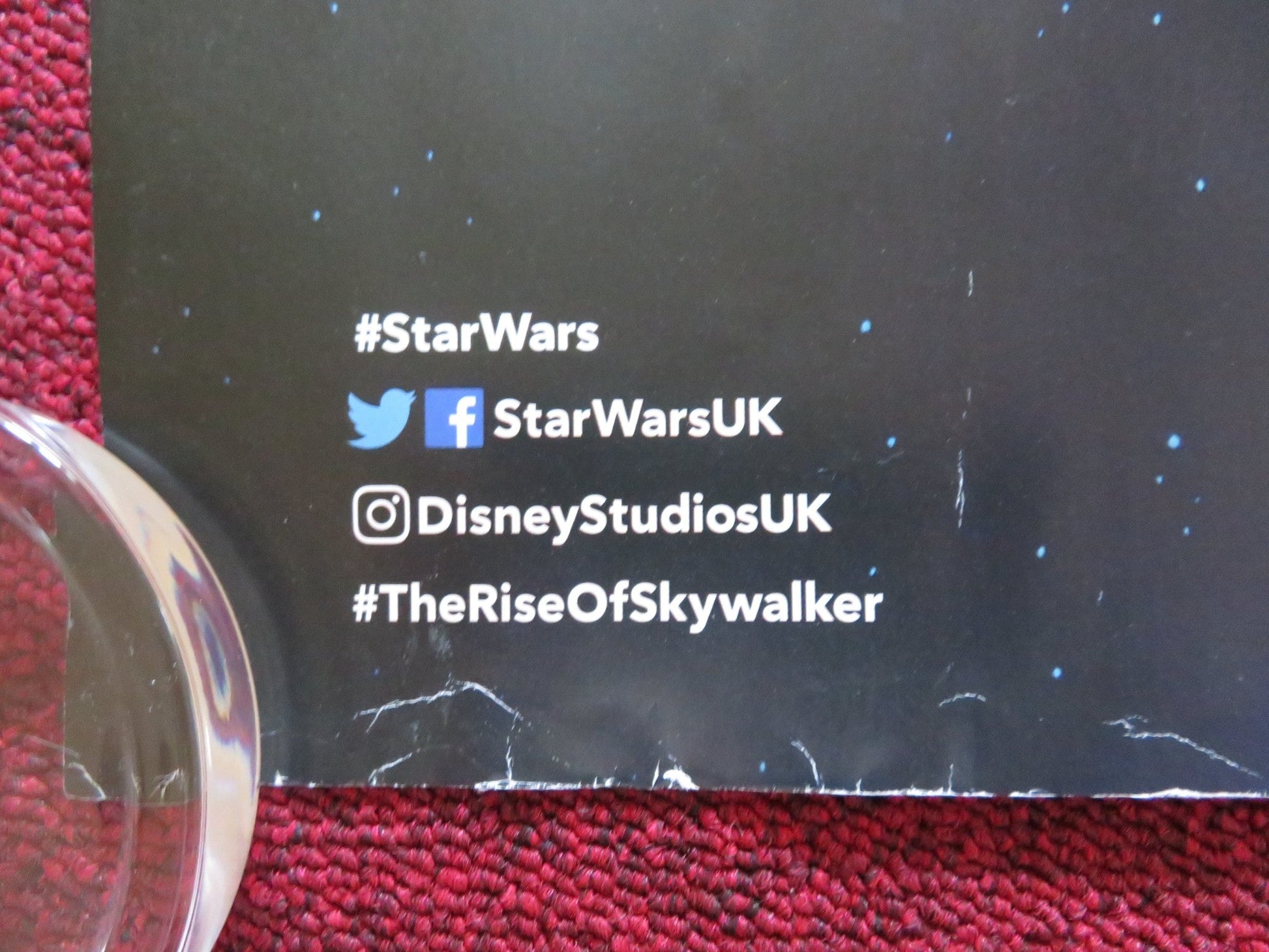 STAR WARS: EPISODE IX - THE RISE OF SKYWALKER UK QUAD ROLLED POSTER DISNEY 2019 Rendezvous Cinema Movie posters