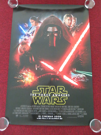 STAR WARS: EPISODE VII - THE FORCE AWAKENS - C ONE SHEET ROLLED POSTER FORD 2015 Movie posters