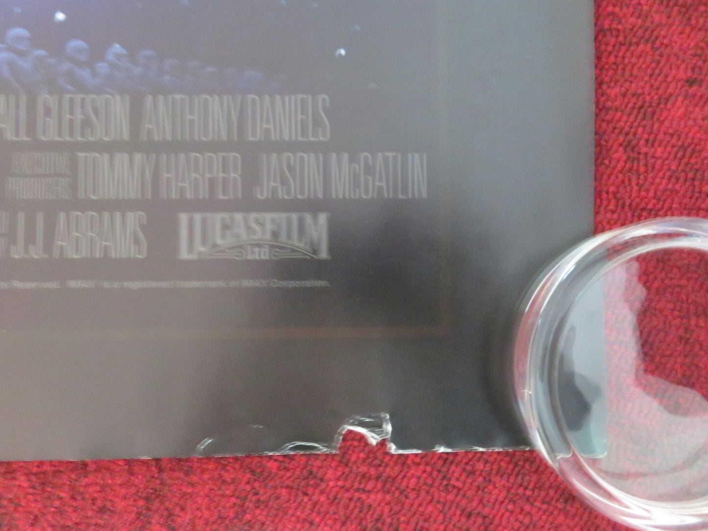 STAR WARS: EPISODE VII - THE FORCE AWAKENS UK QUAD ROLLED POSTER H. FORD 2015 Movie posters