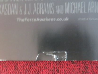 STAR WARS: EPISODE VII - THE FORCE AWAKENS UK QUAD ROLLED POSTER H. FORD 2015 Movie posters