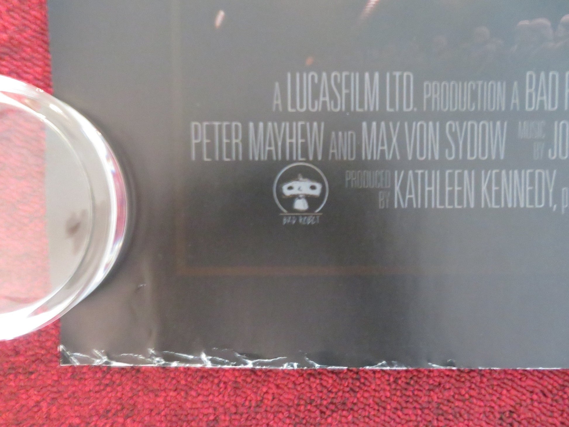 STAR WARS: EPISODE VII - THE FORCE AWAKENS UK QUAD ROLLED POSTER H. FORD 2015 Movie posters