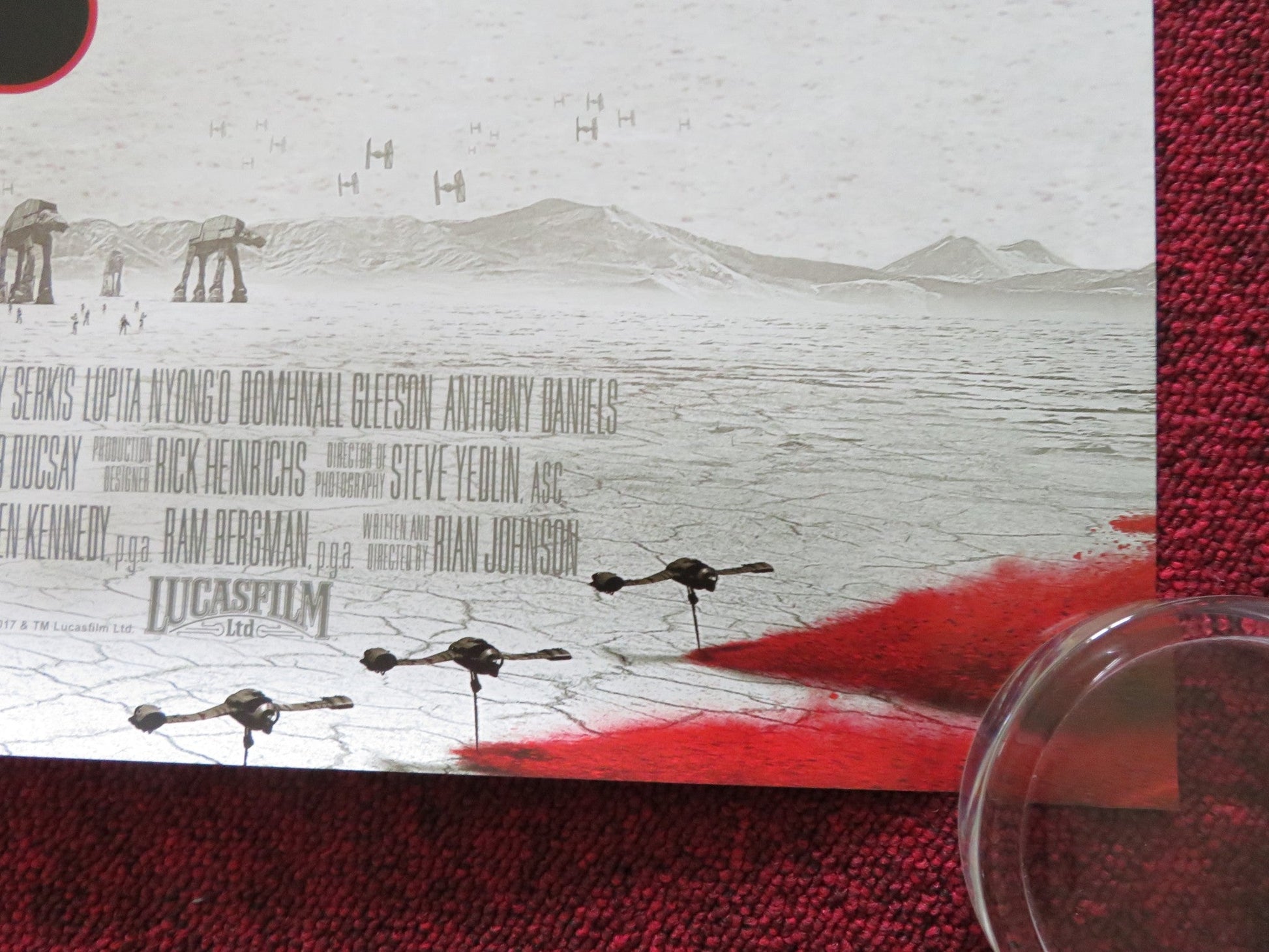 STAR WARS: EPISODE VIII - THE LAST JEDI - A US ONE SHEET ROLLED POSTER 2017 Rendezvous Cinema Movie posters