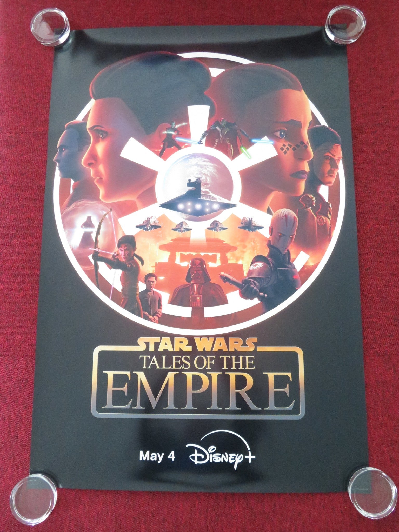 STAR WARS: TALES OF THE EMPIRE US ONE SHEET ROLLED POSTER WARWICK DAVIS 2024 Movie posters